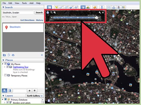 how to view past google maps